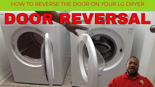 How To Reverse The Door On Your LG Front Loader Dryer