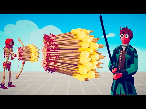 DEMON SLAYER TANJIRO KAMADO vs EVERY GOD | TABS - Totally Accurate Battle Simulator