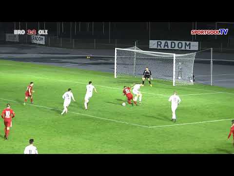 RKP Broń Radom -  Olimpia Zambrów 2 2 skrót meczu 09.10.2019