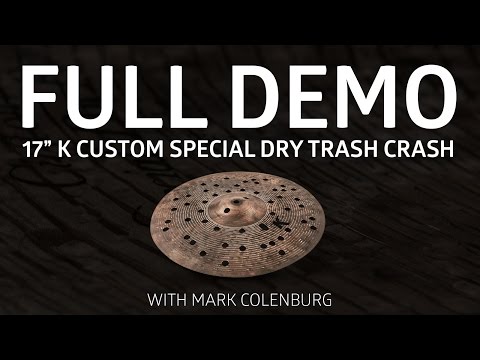 Zildjian 17 inch K Custom Special Dry Trash Crash Cymbal - K1418 -642388316535 image 6