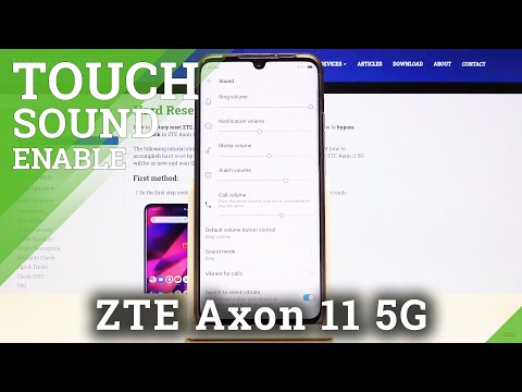 How to Change Touch Sounds in ZTE Axon 11 5G – Touch Sounds