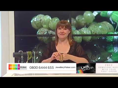 Malachite Cabochon Ovals on the JewelleryMaker Late Show 31/7/15