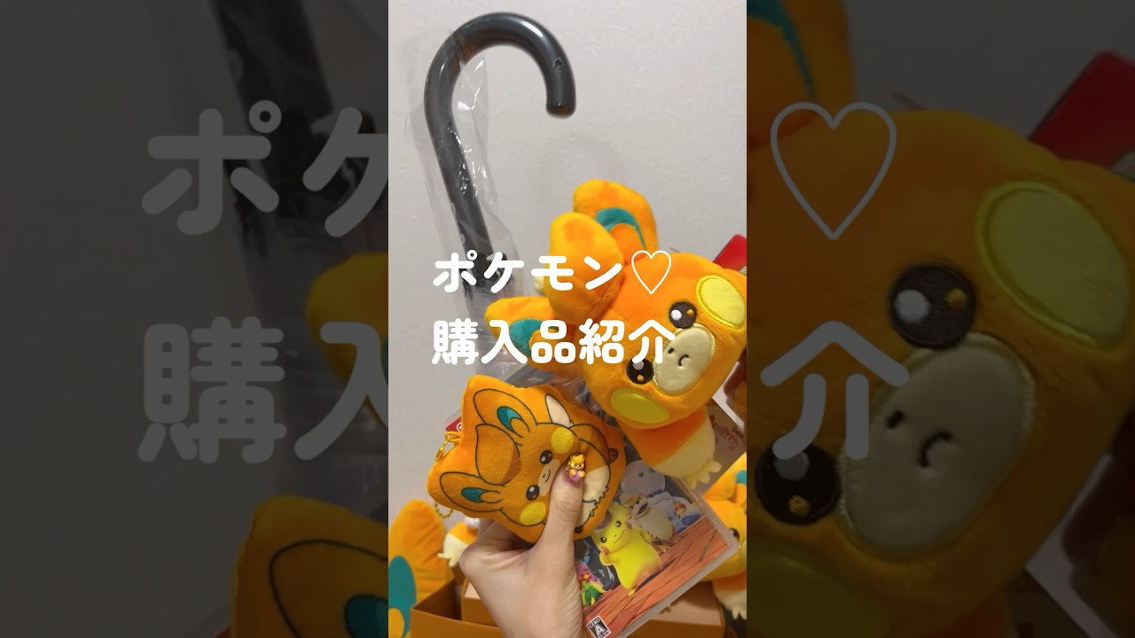 パモｻﾝ沢山🍊💓ポケモン購入品紹介〜🎵