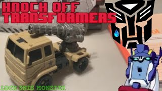 KNOCK OFF TRANSFORMER: Military Robot (Dollarama)
