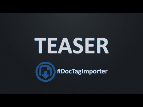 DocTagImporter - Teaser