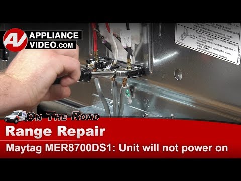 Maytag Stove Repair - Will Not Power On - Power Cord