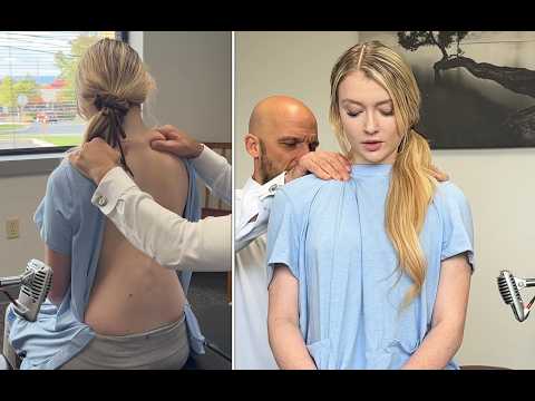 Jacked Up Spine Gets Cracked *ASMR Chiropractic Crunch Relief* Relaxing Manual Therapy 4 Sleep