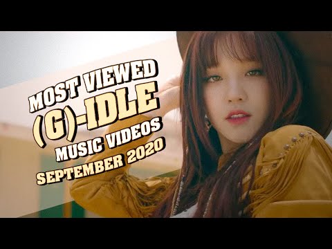 (G)I-DLE: TOP 10 MOST VIEWED MUSIC VIDEOS (SEPTEMBER 2020)♥