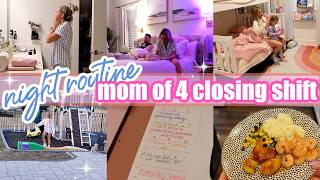 *NEW* NIGHT ROUTINE WITH MOM HACKS AS A MOM OF 4 CLOSING SHIFT TIFFANI BEASTON HOMEMAKING 2025