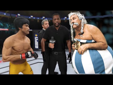 UFC4 | Bruce Lee vs Old OBELIX (EA Sports UFC 4)