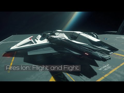 Ares Ion Starfighter, Flight and Fight || Star Citizen 3.15.1 PTU