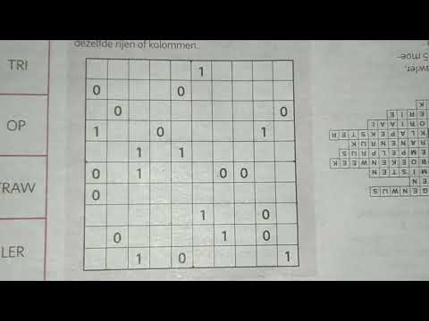 Bonus summer edition Binary Sudoku puzzle Extra (with a PDF file) 08-16-2019 part 1 of 2