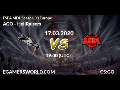 🔴LIVE CSGO x-kom AGO vs HellRaisers OGACounterPIT (Bo3)
