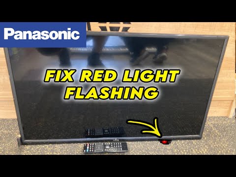 Panasonic TV: How to Fix Red Light Flashing (TV WILL NOT TURN ON)