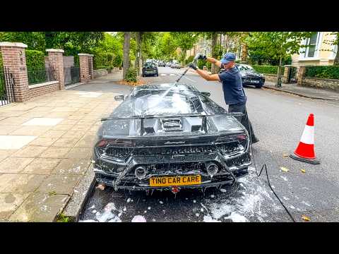 Day in the life of a luxury car cleaner in the uk