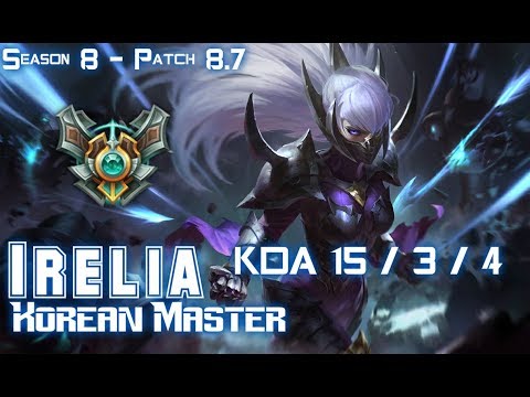 IRELIA KOREAN MASTER vs FIORA Top - Patch 8.7 KR Ranked