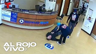 Captan la crisis cardiaca de un hombre en plena sala de hospital en Florida