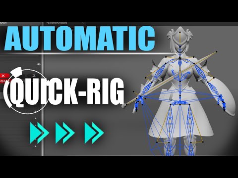 Cascadeur: Automatic QUICK-RIG
