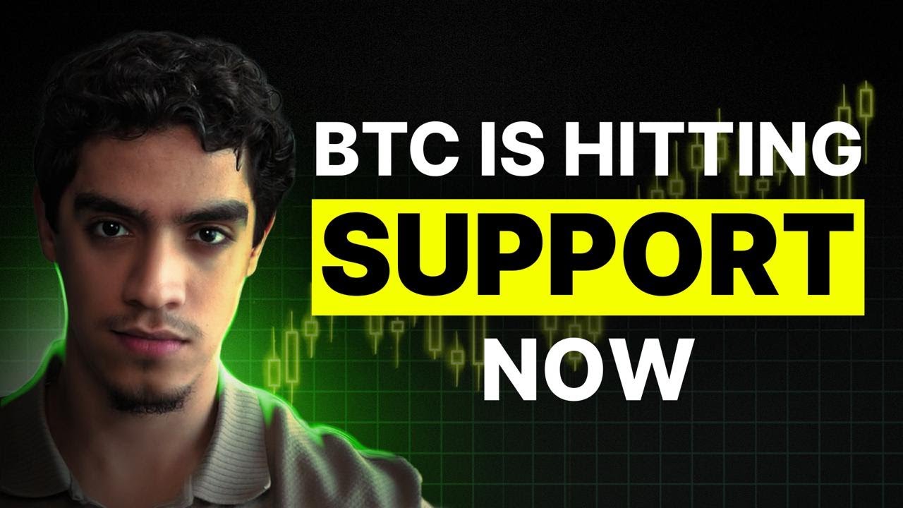 Bitcoin is Hitting Support Now !!🚨