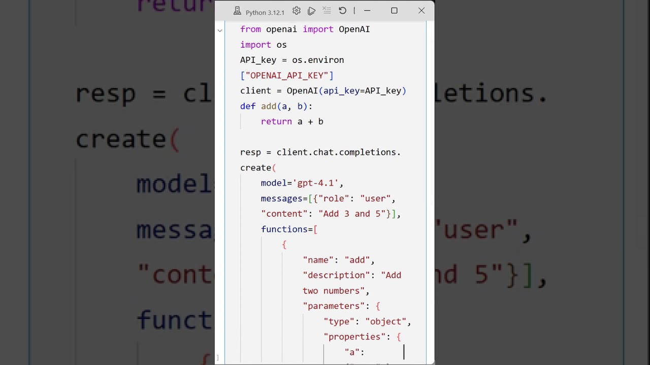OpenAI Function Calling Explained with Error Handling in Python