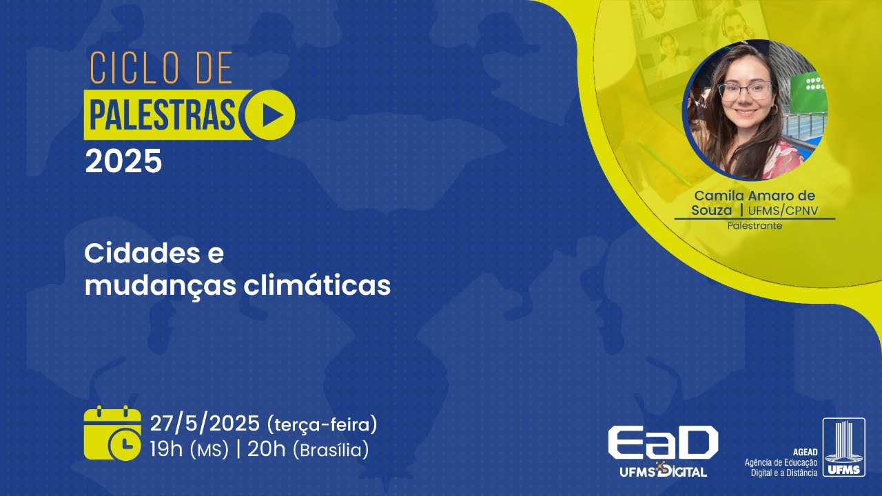[Ciclo de Palestras] Cidades e mudanças climáticas