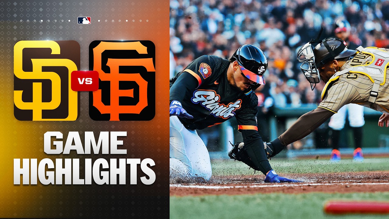 5월6일 샌프란시스코 샌디에이고 MLB 하이라이트