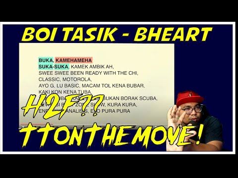 H2F - B-Heart X Boi Tasik (Prod by. Izz4d)| Reaction hip hop melaysia