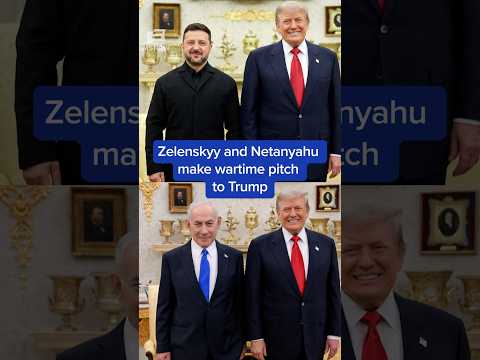 Zelenskyy and Netanyahu make wartime pitch to Trump