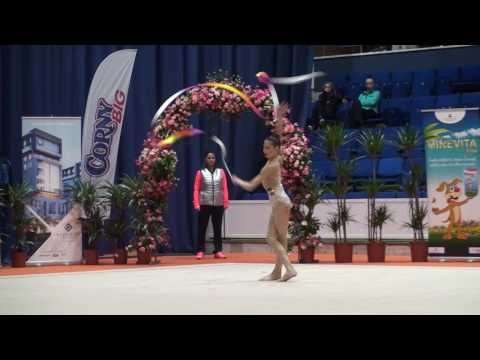 Vaya Draganova   BUL   Ribbon   Irina Deleanu Cup 2017