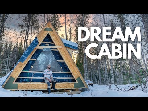 Building A-Frame Cabin in Northern Sweden Part 2