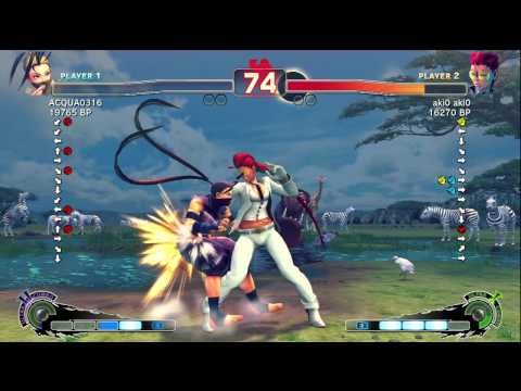 Aqua [Ibuki] vs aki0 aki0 [Viper] SSF4 Japanese Online Ranked Matches - TRUE-HD
