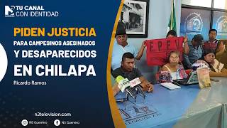 Piden justicia para campesinos asesinados y desaparecidos en Chilapa