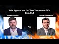 Peter Svidler vs Nils Grandelius | Round 1.4 | TePe Sigeman and Co Chess Tournament 2024