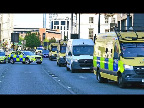 Southport Mass Stabbing Suspect Axel Rudakubana High Security Convoy From Liverpool Crown Court