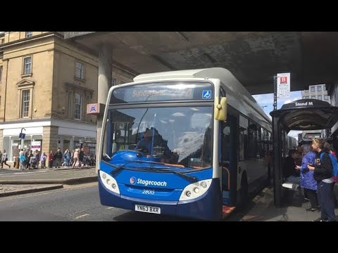 Stagecoach Sunderland 28015 working the Diverted X24 to Newcastle