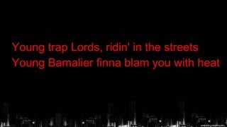 TRAP LORDS Feat  A$AP Ferg &amp; Bodega Bamz LYRICS ON SCREEN FAST EDITION