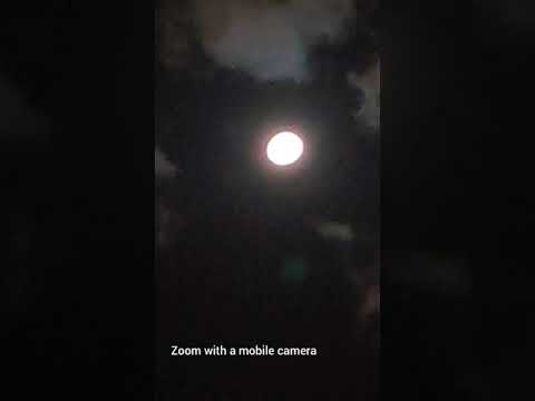 40x60 telescope: Zoom test on the moon