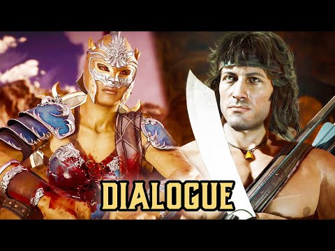 SHEEVA WANTS TO PUNISH TRAUTMAN FOR MAKING JOHN RAMBO DIALOGUE - MORTAL KOMBAT 11 ULTIMATE VERSION