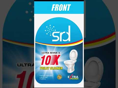 Toilet Cleaner Label Stickers