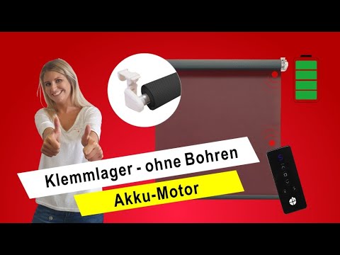 Elektrische Rollos anbringen- ohne Bohren!