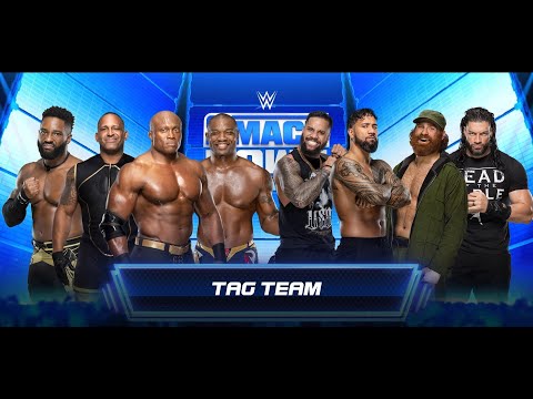 WWE 2K22 Tag Team Match The Hurt Business vs Bloodline