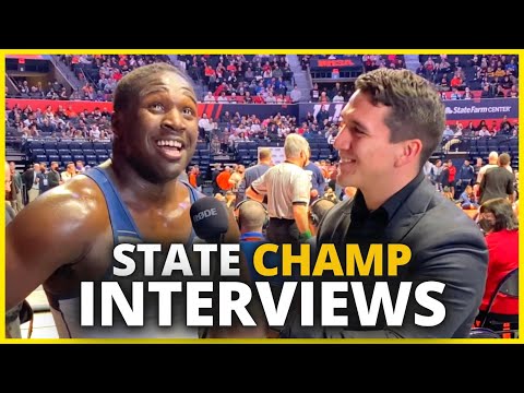 STATE CHAMPION INTERVIEWS (IHSA 1A WRESTLING 2022)
