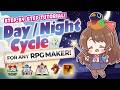 How To Make Day Night Cycle In RPG Maker MZ MV XP Easy