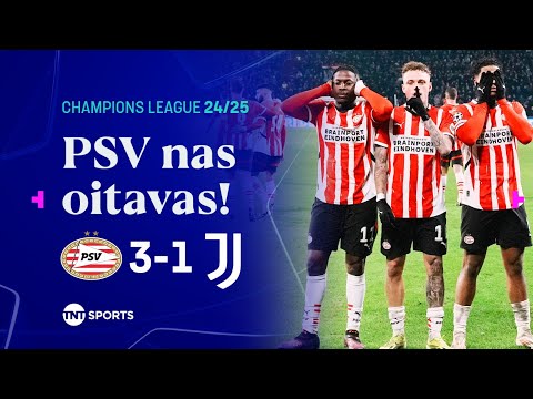 Gols e lances de PSV x Juventus