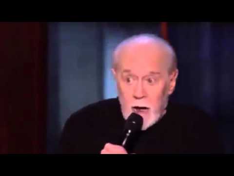 George Carlin about God, America, Rights, War and Hats!