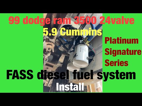 99 dodge ram 3500 FASS fuel system install
