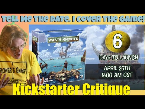 Waste Knights: Beyond the Horizon - Expansion - Kickstarter Critique Review
