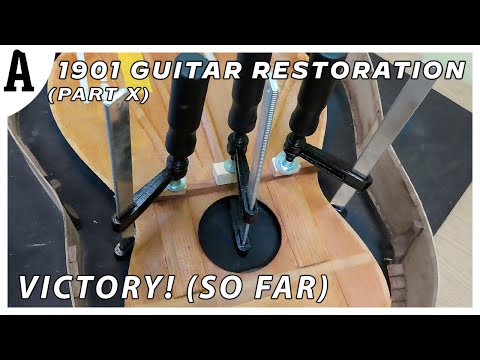 Victory! (So far) - 120 Years Old Guitar Restoration  (X)