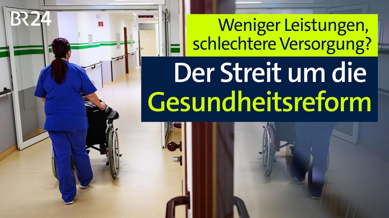 Weniger Leistungen, schlechtere Versorgung? Streit um die Gesundheitsreform | Jetzt red i | BR24live