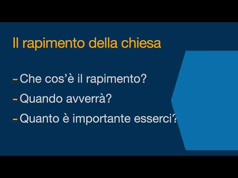 Il rapimento della chiesa